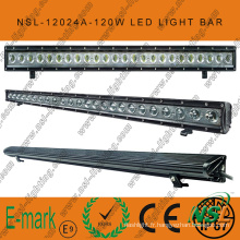 IP67, barre lumineuse LED 120W hors route, spot/inondation/combo 24PCS * 5W Creee LED barre lumineuse hors route